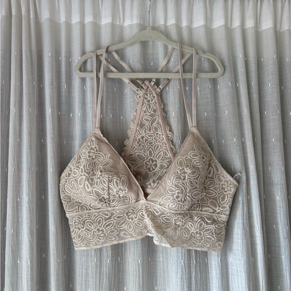 Aerie Lace Bralette in Cream